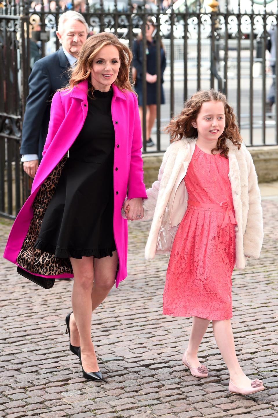 Geri Horner pictured with daughter Bluebell in 2017 (Getty Images)