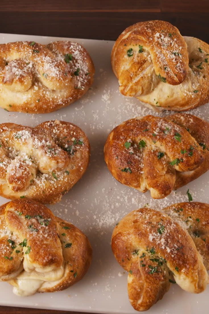 Garlic Parmesan Pretzels