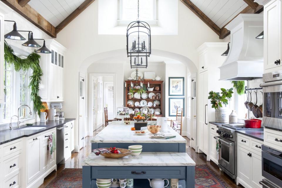 Calm and Bright Christmas Kitchen