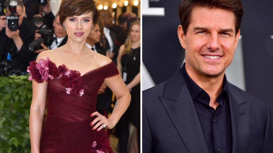 Scarlett Johansson and Tom Cruise (Credit: Getty)