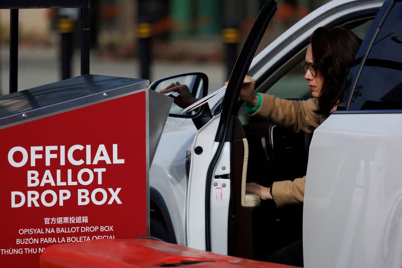 FILE PHOTO: Super Tuesday primary election in California