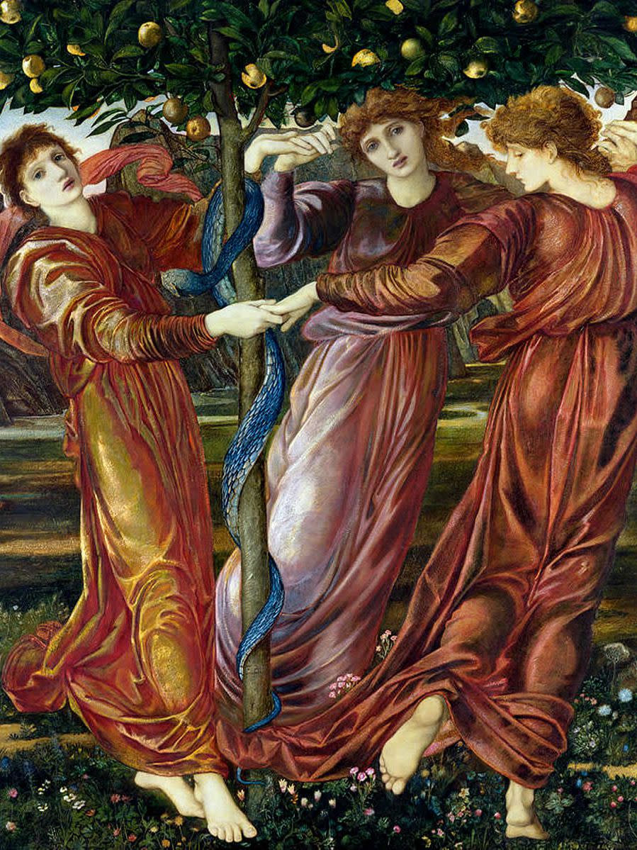 Garden of Hesperides by Burne Jones