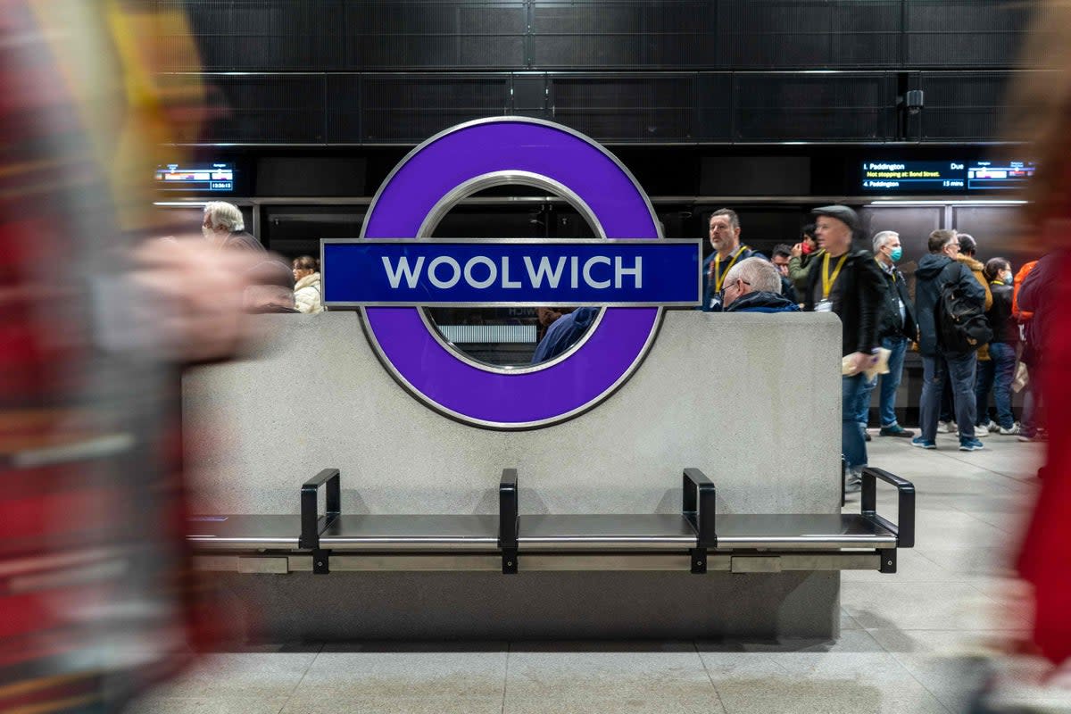 One of the three areas to receive the night life boost is Woolwich, which has benefited from the opening of a Crossrail station  (AFP via Getty Images)