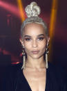 <p>A top-knot is always a good idea. It's simple to do, and vary rarely can you mess it up. If you love the updo but want to give the style a little something extra for prom night, look no further Zo? Kravitz's chic, braided knot. If you have box braid's like Kravitz's, divide them into three sections to create one, big plait before twisting them up. </p>