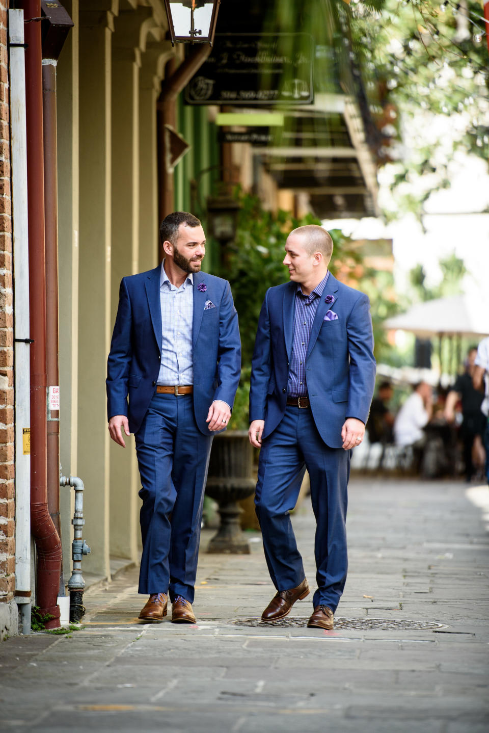 "We really do balance each other out,"&nbsp;Sheffield said. (Photo: <a href="http://www.nolaweddingphotographer.com/" target="_blank">Michael Caswell Photography</a>)