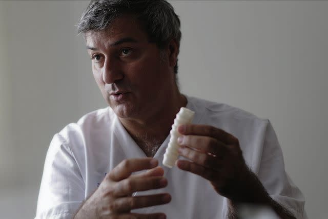 <p>Courtesy of Netflix</p> Paolo Macchiarini in 'Bad Surgeon: Love Under the Knife'.