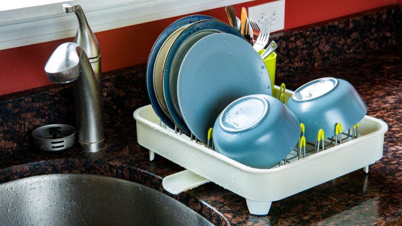 Don't let dishes pile up in the sink.