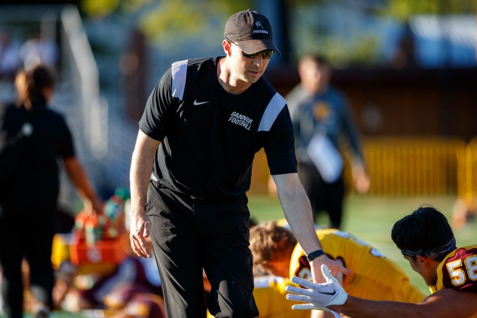 New OSU defensive coordinator Bryan Nardo came from Gannon University in Erie, Pennsylvania. MATT DURISKO/Courtey Gannon University