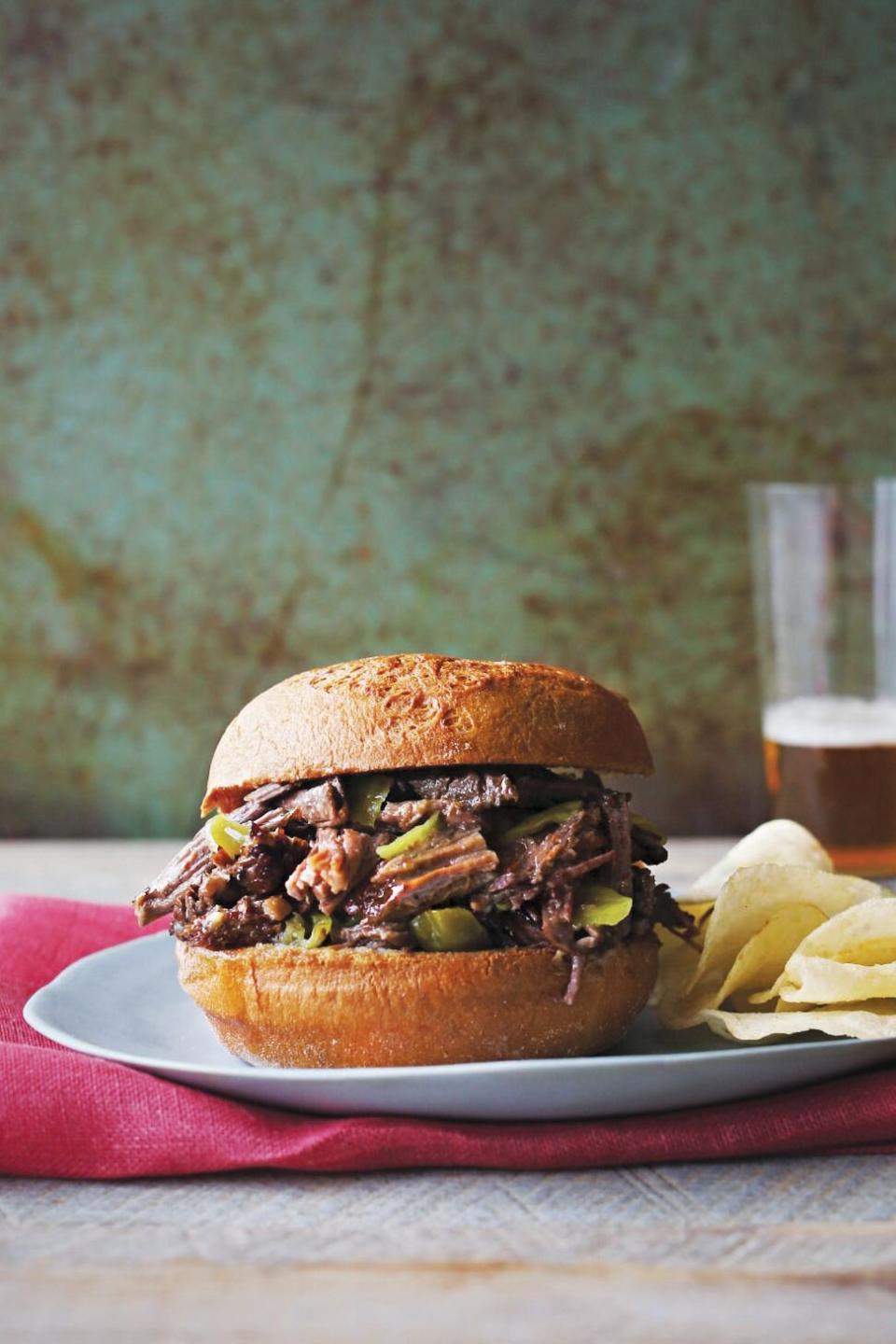Tangy Italian Beef Sandwiches 
