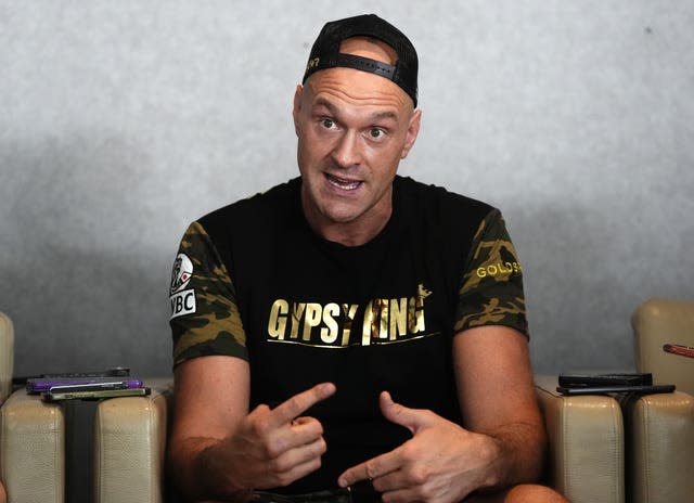 Tyson Fury faces Oleksandr Usyk on Saturday night