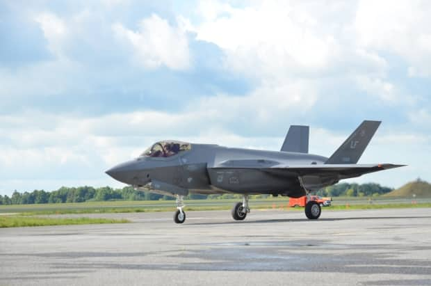 A US Air Force F-35A is one-of-three competitors in the bid to replace Canada's CF-18s.