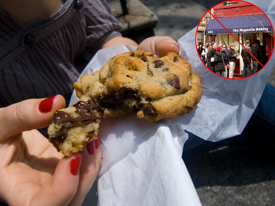 levain cookies not magnolia bakery