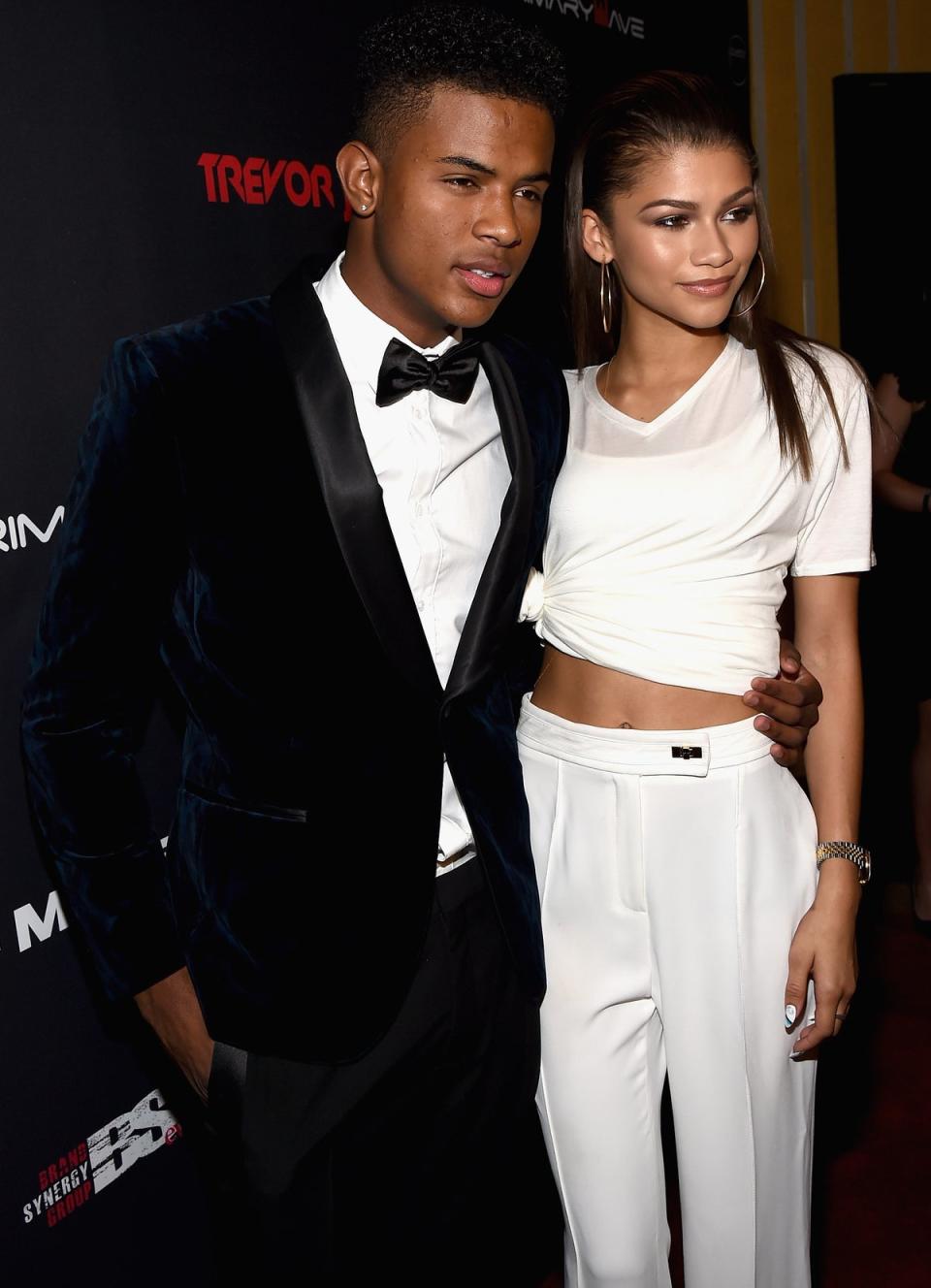 With rumoured first boyfriend, Trevor Jackson, in 2014 (Getty Images)