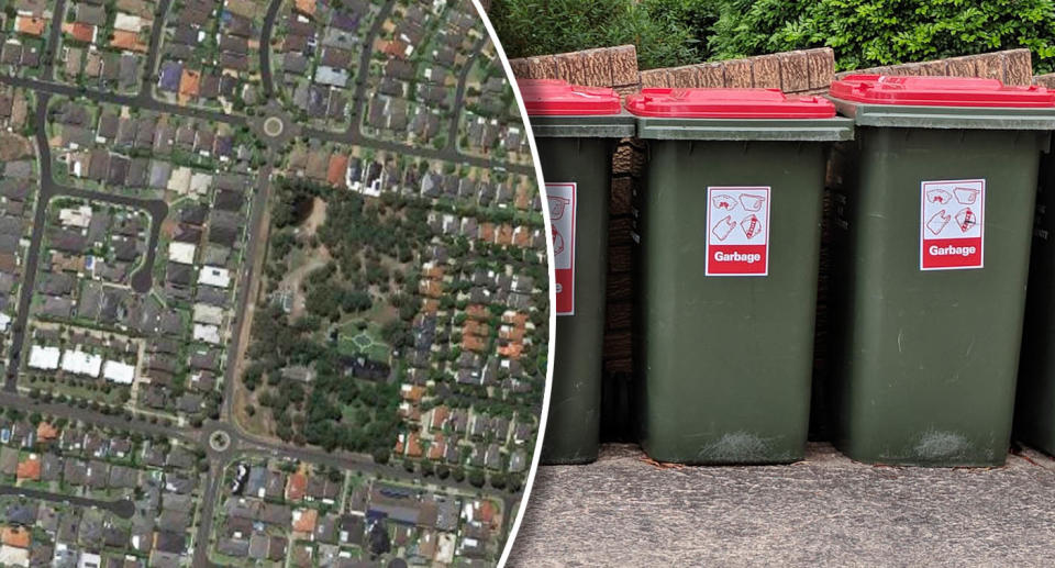 Dozens of Sydney suburbs will have to deal with a disrupted bin schedule this Christmas. Source: Google Maps/ Getty, file.