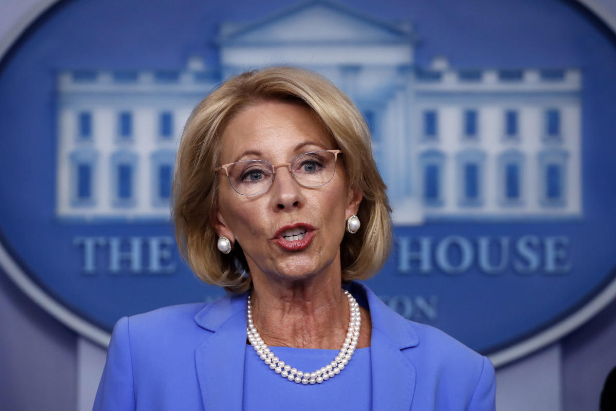 Teachers union sues DeVos, school district over special ed