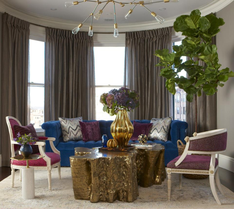 Inside a Vibrant Boston Penthouse with Historic Flair