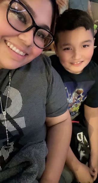 PHOTO: Briana Ruiz is seen with her son Daniel Garza, a former Robb Elementary student, in this family photo dated Jan.13, 2022. (Courtesy Briana Ruiz)