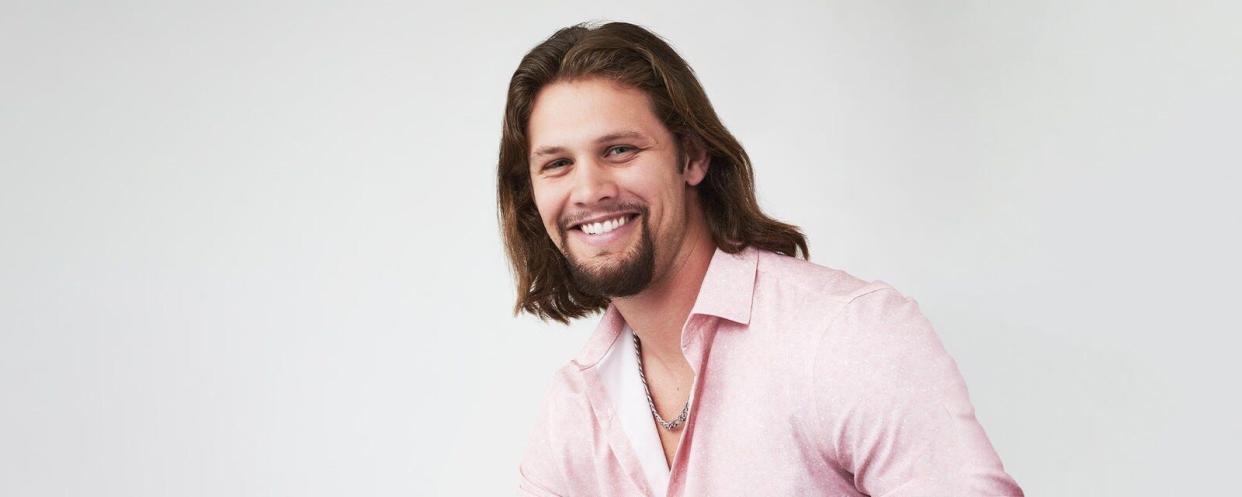 "The Bachelorette" contestant Caleb Balgaard played baseball at Iowa Western Community College his freshman year.