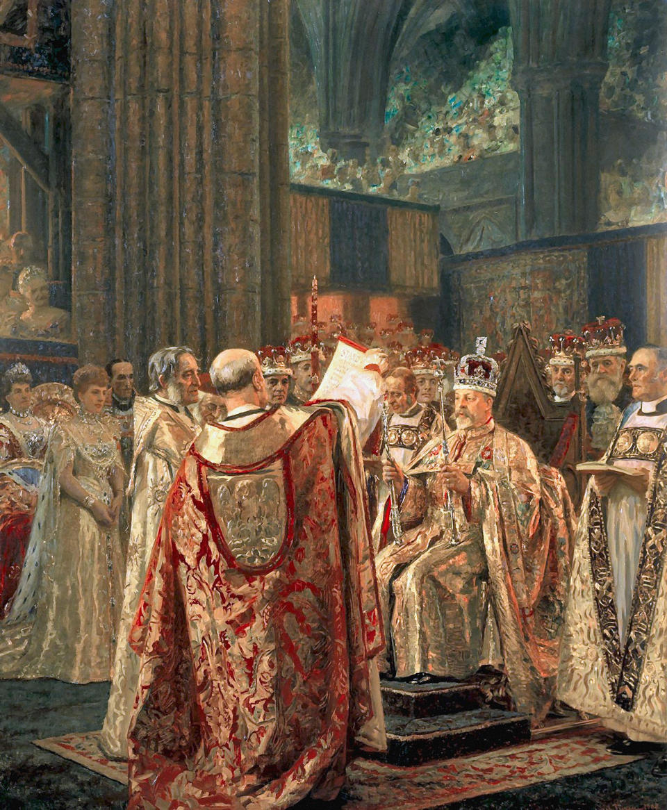 The coronation of Edward VII 