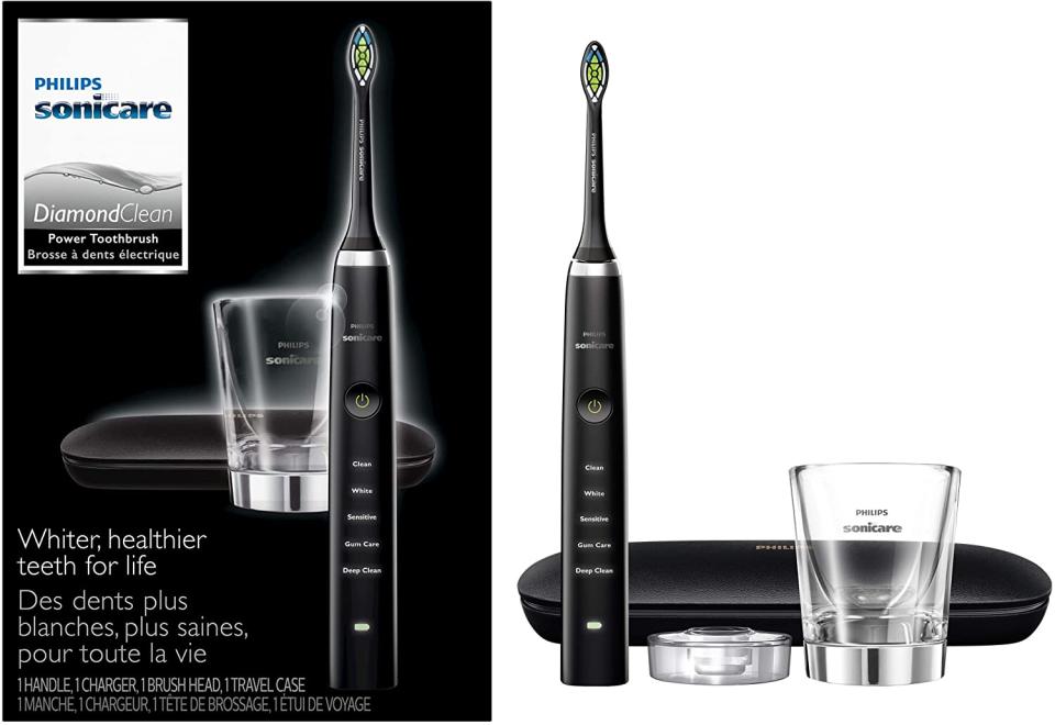 Philips Sonicare DiamondClean Classic Rechargeable Electric Toothbrush. Image via Amazon.