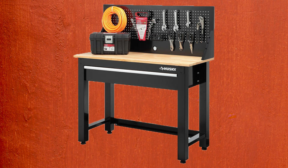 Place this workbench in a garage or basement. (Photo: Home Depot)