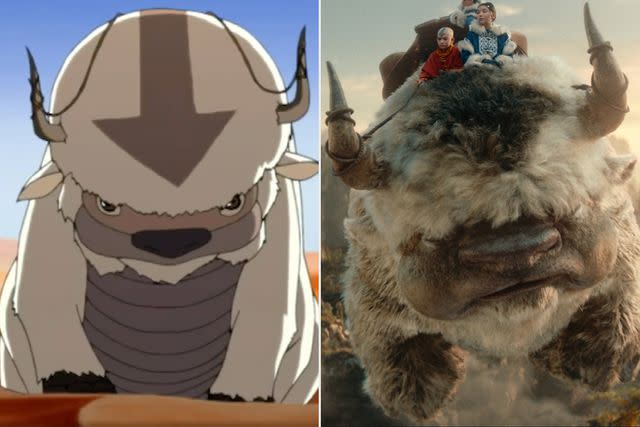 Nickelodeon; Netflix Animated Appa versus CG-animated Appa