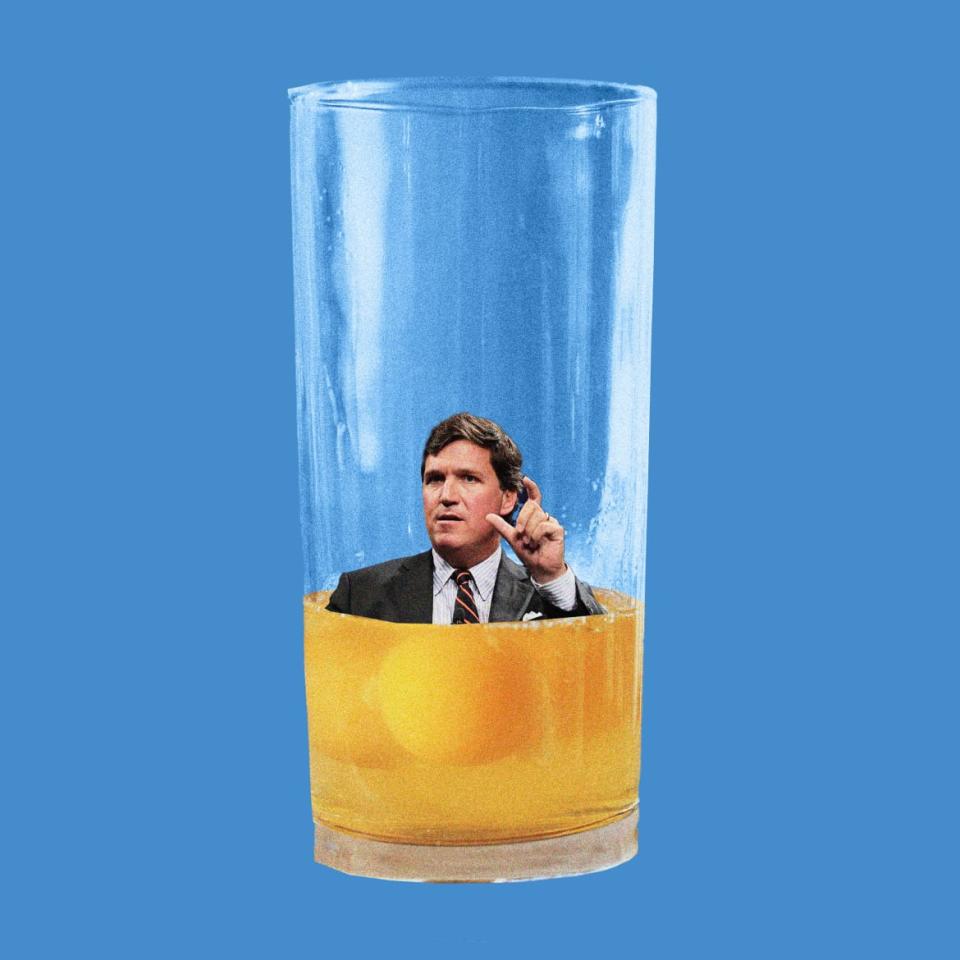 <div class="inline-image__caption"><p>Tucker Carlson’s new documentary claims drinking raw eggs boosts testosterone.</p></div> <div class="inline-image__credit">Photo Illustration by Luis G. Rendon/The Daily Beast/Getty</div>