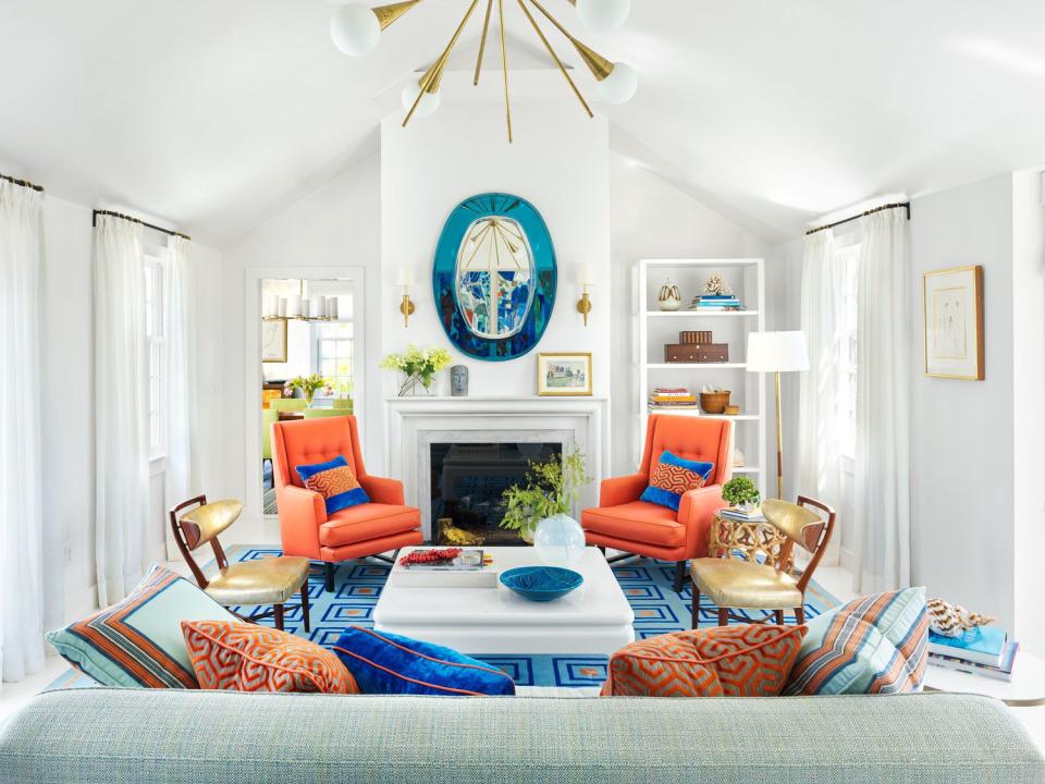 <p>Pantone's <a rel="nofollow noopener" href="https://www.housebeautiful.com/design-inspiration/a25422524/pantone-color-2019-living-coral/" target="_blank" data-ylk="slk:Color of the Year 2019;elm:context_link;itc:0;sec:content-canvas" class="link ">Color of the Year 2019</a> is finally here and it's meant to embrace warmth and provide comfort with its orange and pink hues. Called Living Coral, the color brings life to any room. House Beautiful spoke to eight designers who are excited about the new COY, and have a history of adding it to interiors when they're looking to bring joy to any space. These 10 photos might make you <a rel="nofollow noopener" href="https://www.housebeautiful.com/shopping/home-accessories/g25424989/pantone-living-coral-decor-furniture/" target="_blank" data-ylk="slk:run out to the store;elm:context_link;itc:0;sec:content-canvas" class="link ">run out to the store</a> to add Living Coral to your own home immediately. </p>