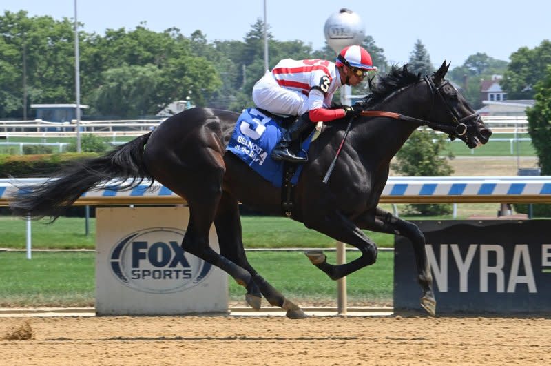 Lightly raced Unmatched Wisdom wins easily Saturday at Aqueduct and might join in the wide-open battle of the 3-year-olds. Cognianese Photography, courtesy of NYRA