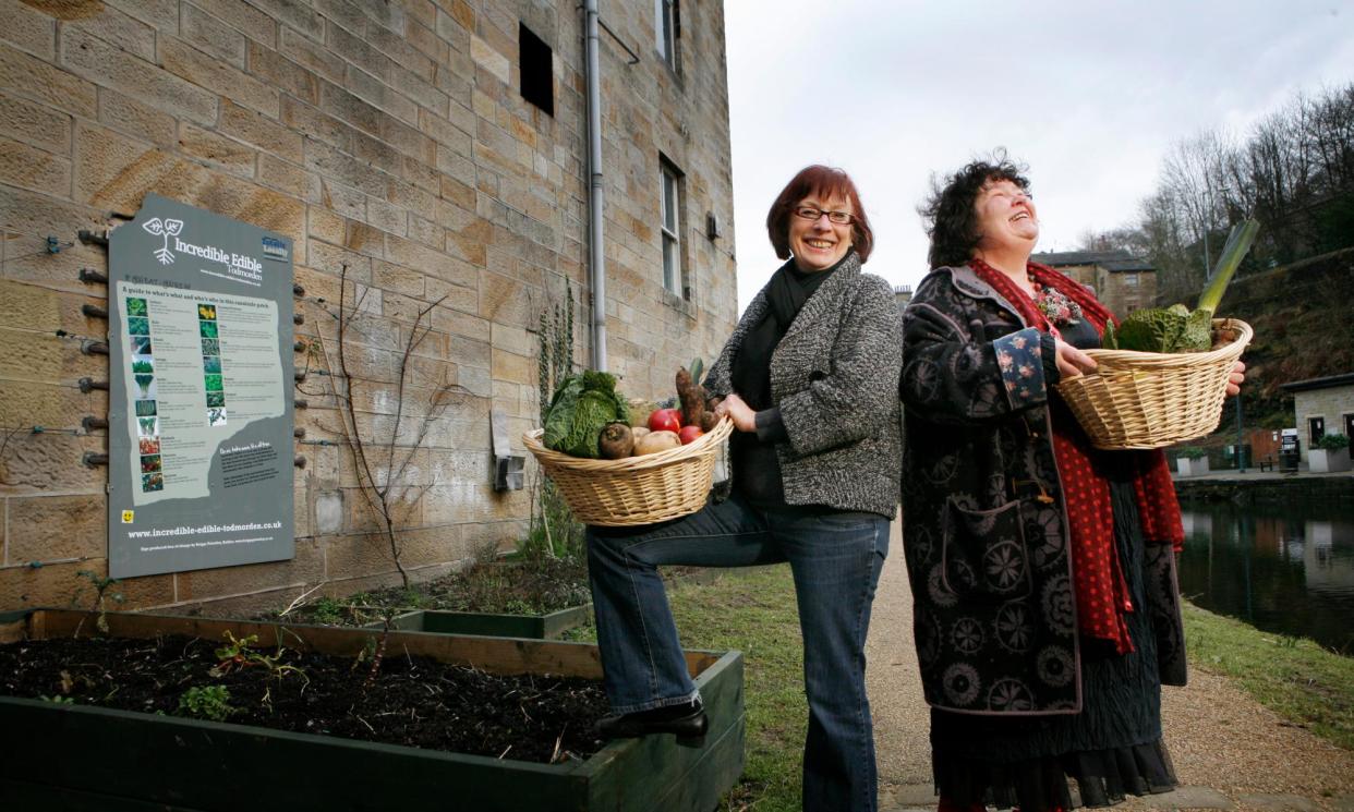 <span>‘Let’s start with food and see where we go’: Pam Warhurst (left) of Incredible Edible, with Mary Clear.</span><span>Photograph: Gary Calton/The Observer</span>