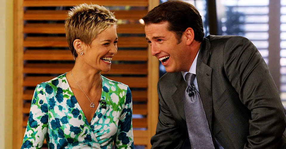 Jessica Rowe and Karl Stefanovic on Today.