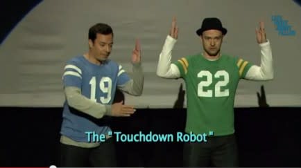 Fallon and Timberlake - "Evolution of End Zone Dancing"