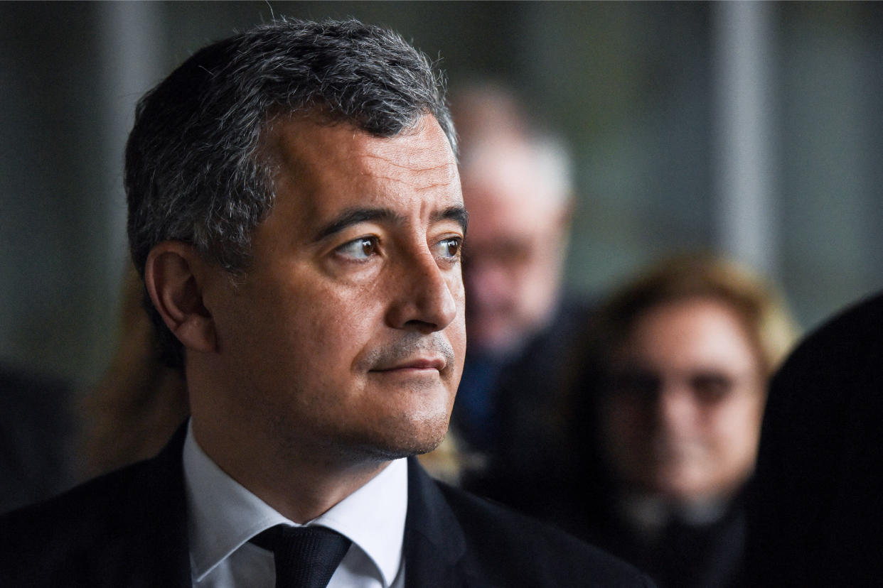 Gérald Darmanin, ici assistant à la cérémonie d’inauguration de la nouvelle préfecture d’Ille-et-Vilaine, à Rennes, le 12 février 2024.