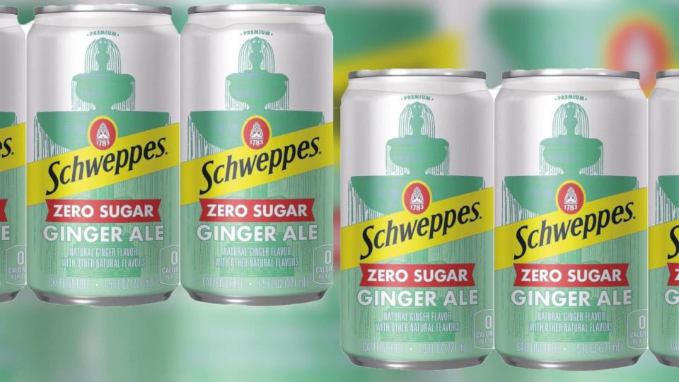 PHOTO: The FDA announced that PepsiCo is voluntarily recalling its caffeine-free Schweppes Zero Sugar Ginger Ale yet they actually did contain sugar. (Pepsi Co)