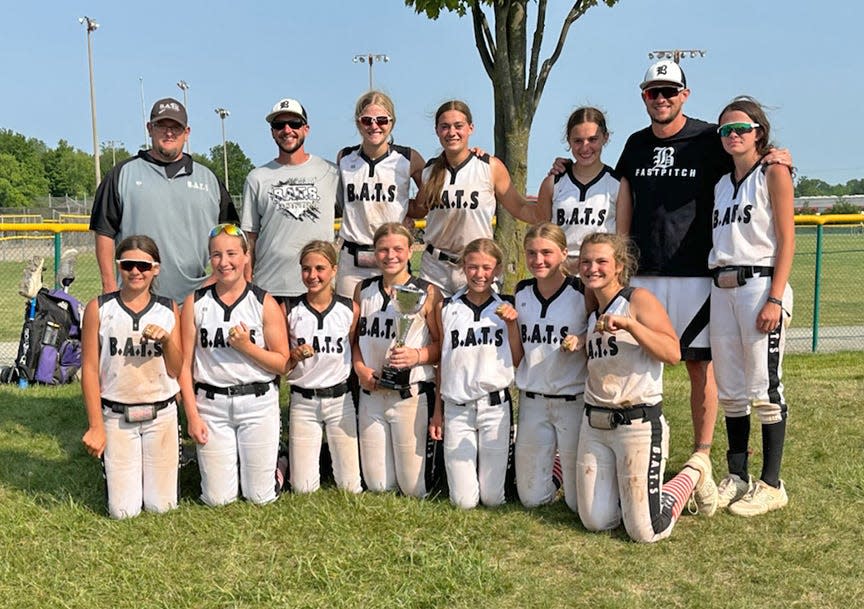 The 13U B.A.T.S. fastpitch softball squad won the Michigan state title last week in a tournament held in Canton, MI