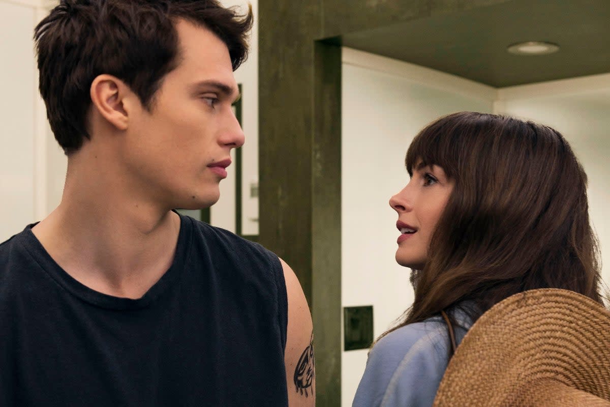 Nicholas Galitzine and Anne Hathaway in ‘The Idea of You’  (Alisha Wetherill/Prime)