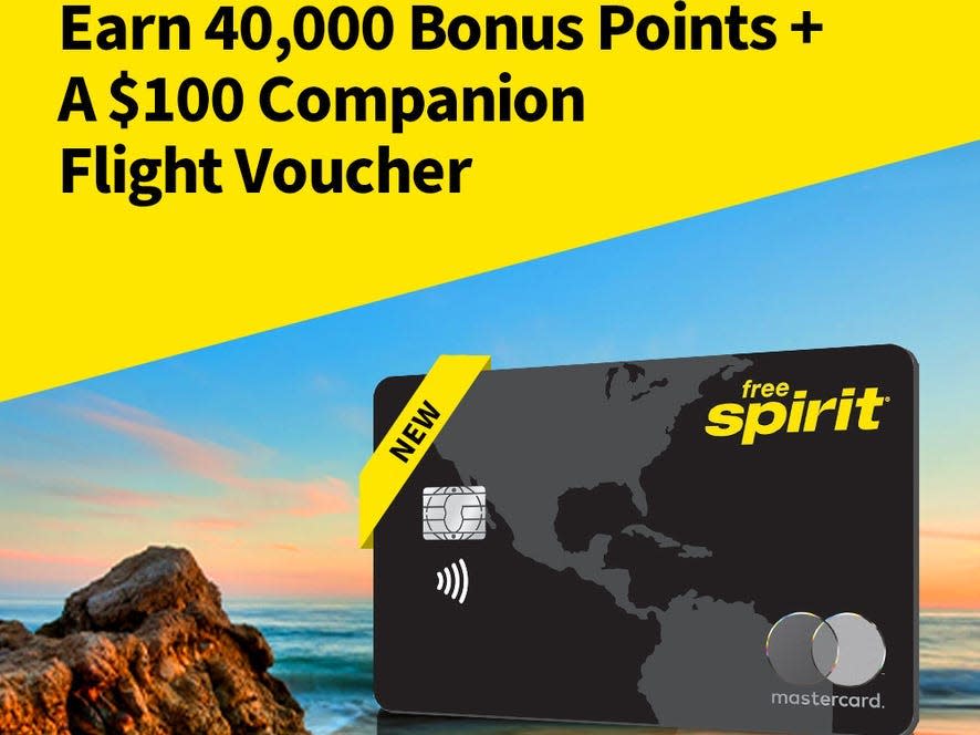 Spirit Airlines credit card.