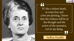 Quotes by Indira Gandhi