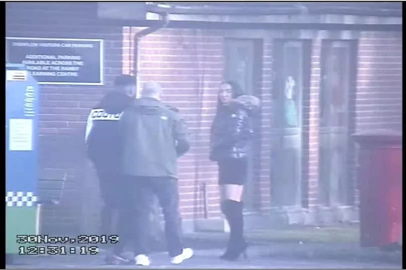 Stephanie Heaps outside prison -Credit:Greater Manchester Police