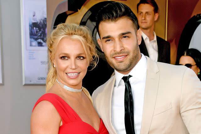 Kevin Winter/Getty Britney Spears and Sam Asghari in 2019