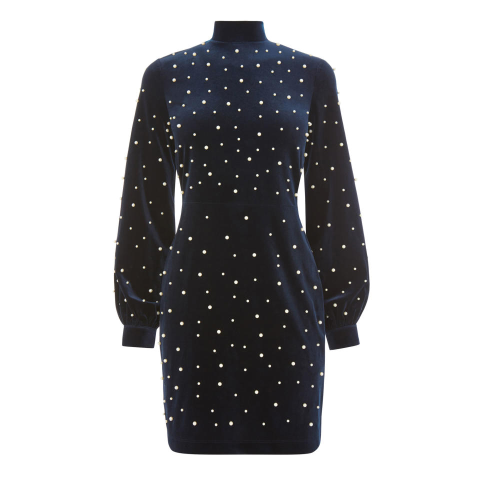 The pearl-emblazoned dress of the moment