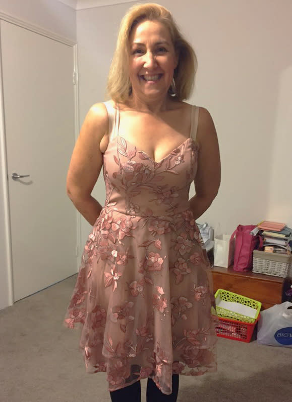 Joanie feels transformed, and 65kg later she looks it, too. Photo: Supplied