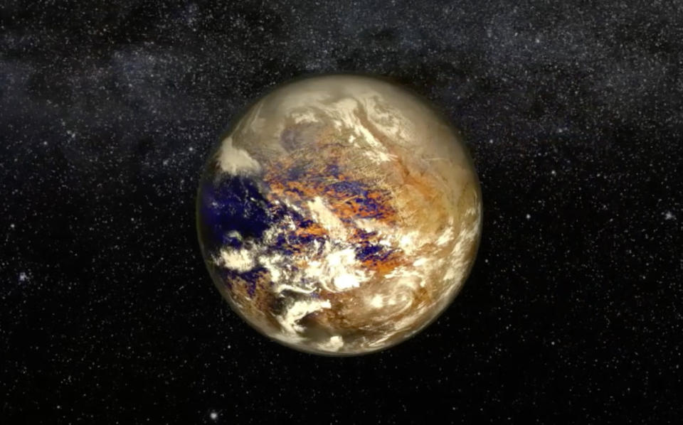 On Aug. 24, 2016, the European Southern Observatory announced the confirmation of the closest exoplanet to Earth. This illustration shows Proxima b, which orbits its parent star Proxima Centauri, the closest sun to Earth's sun. Proxima b lies within its sun's habitable zone, strongly suggesting the planet has liquid water on its surface.