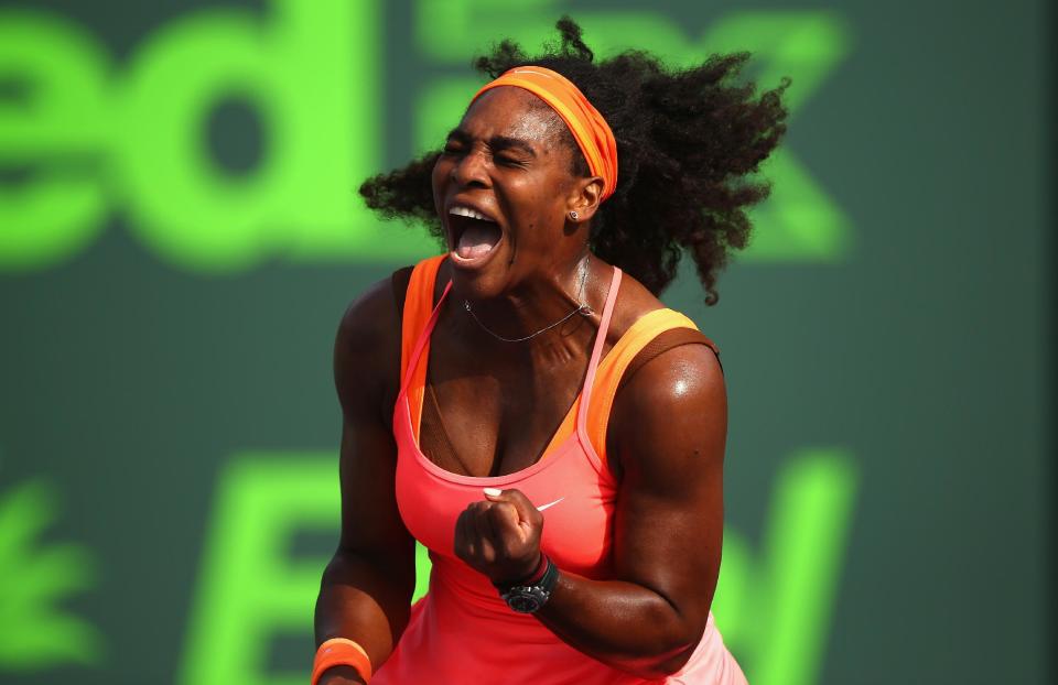 Serena Williams: una fiera en la cancha (GETTY/AFP | Clive Brunskill)