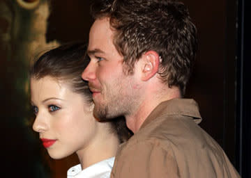 Michelle Trachtenberg and Shawn Ashmore at the Hollywood premiere of Warner Bros. Pictures' Constantine