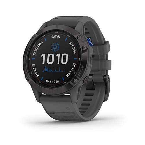 5) Fenix 6 Pro Solar GPS Watch