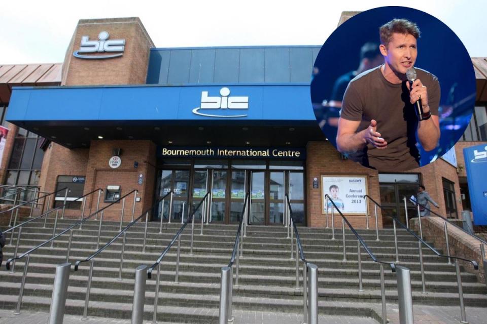 A James Blunt concert was the first full capacity event at the BIC since Covid lockdowns <i>(Image: Daily Echo)</i>