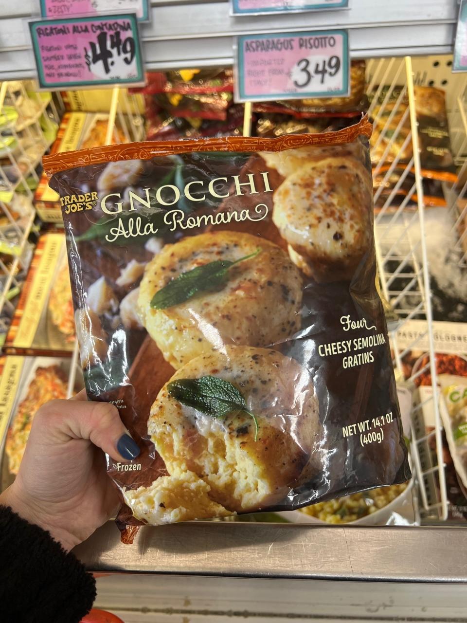 A bag of Gnocchi Alla Romana: "cheesy semolina gratins"