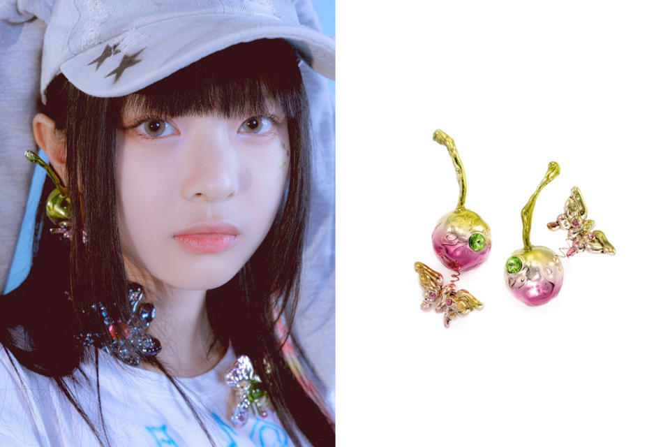 Fred Cherry Earrings NT$5,050（右）