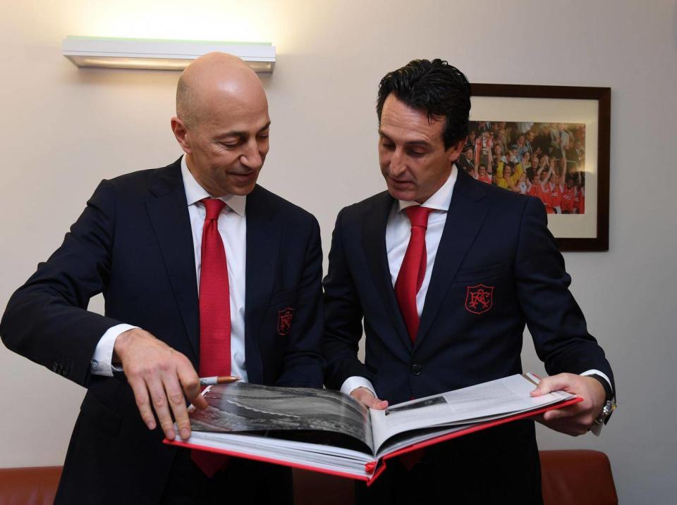 Gazidis oversaw the appointment of Unai Emery (Arsenal FC via Getty)